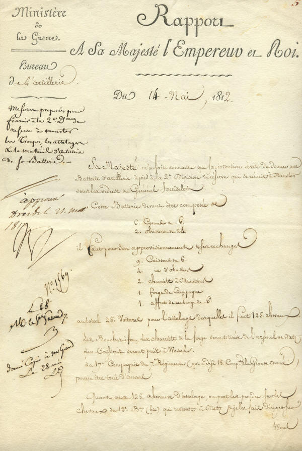 Autograph 908408 Document signed by Napoleon Bonaparte approving